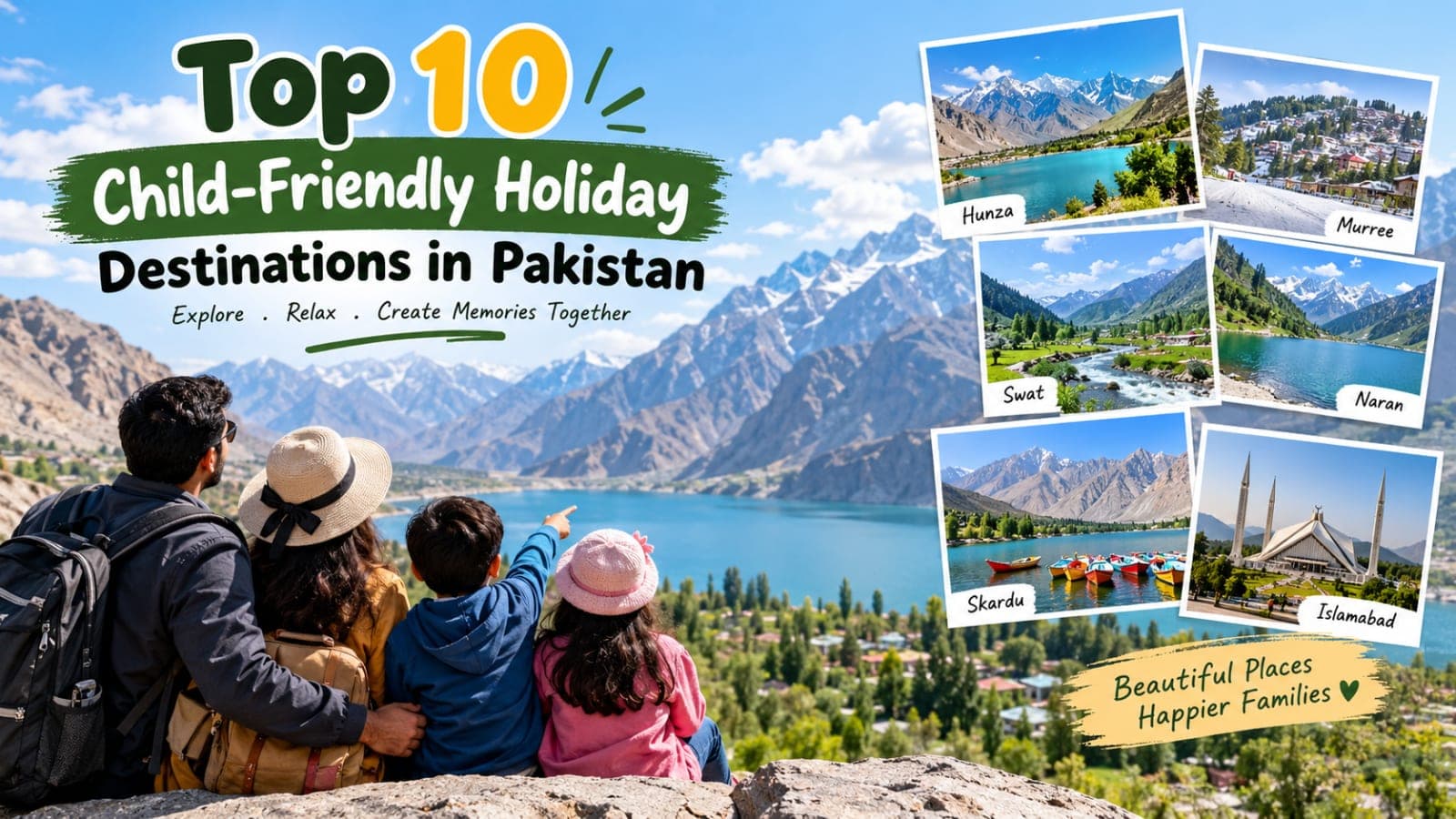 Child-friendly holiday destinations in Pakistan for families