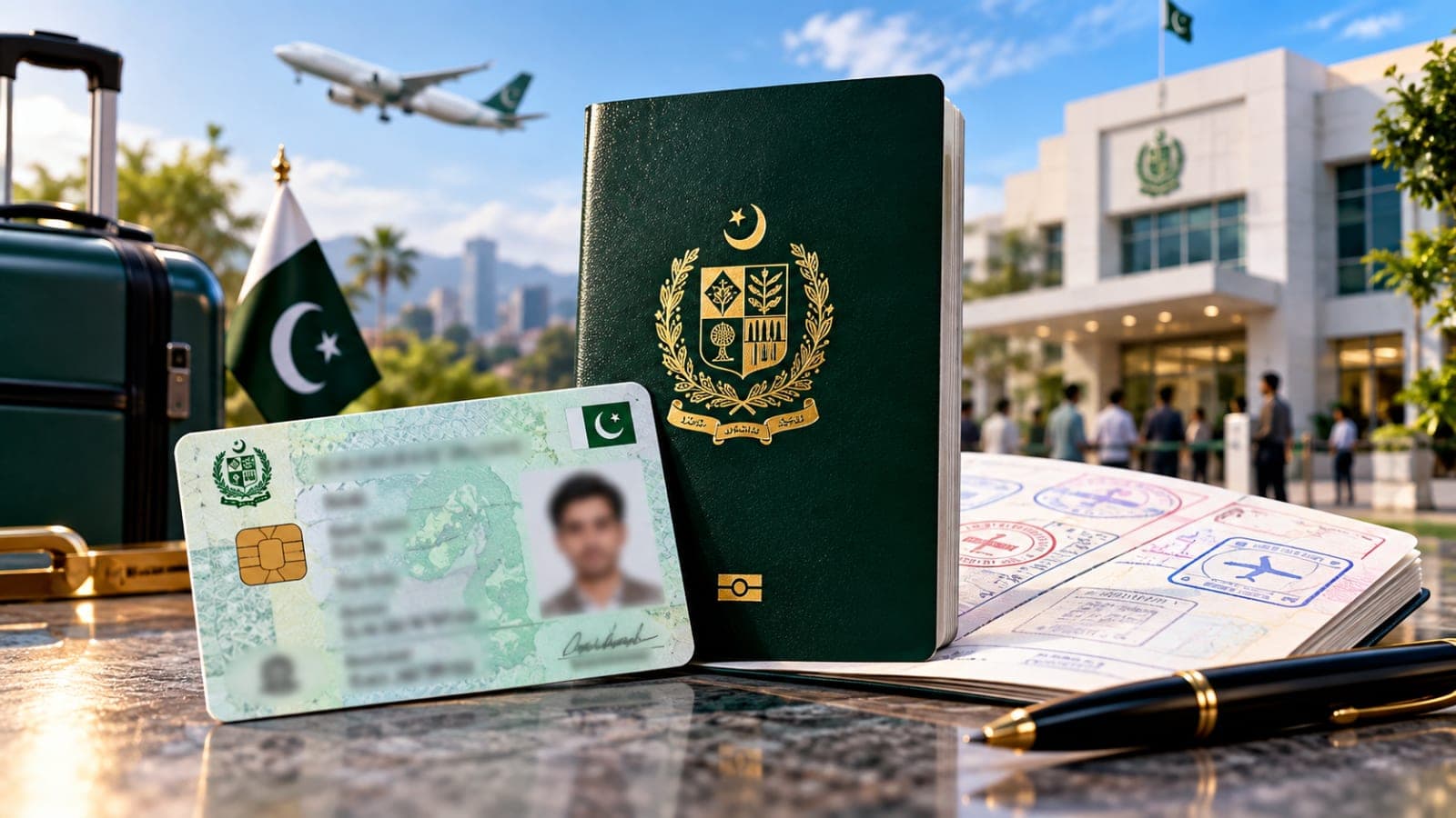 Pakistani passport CNIC address different