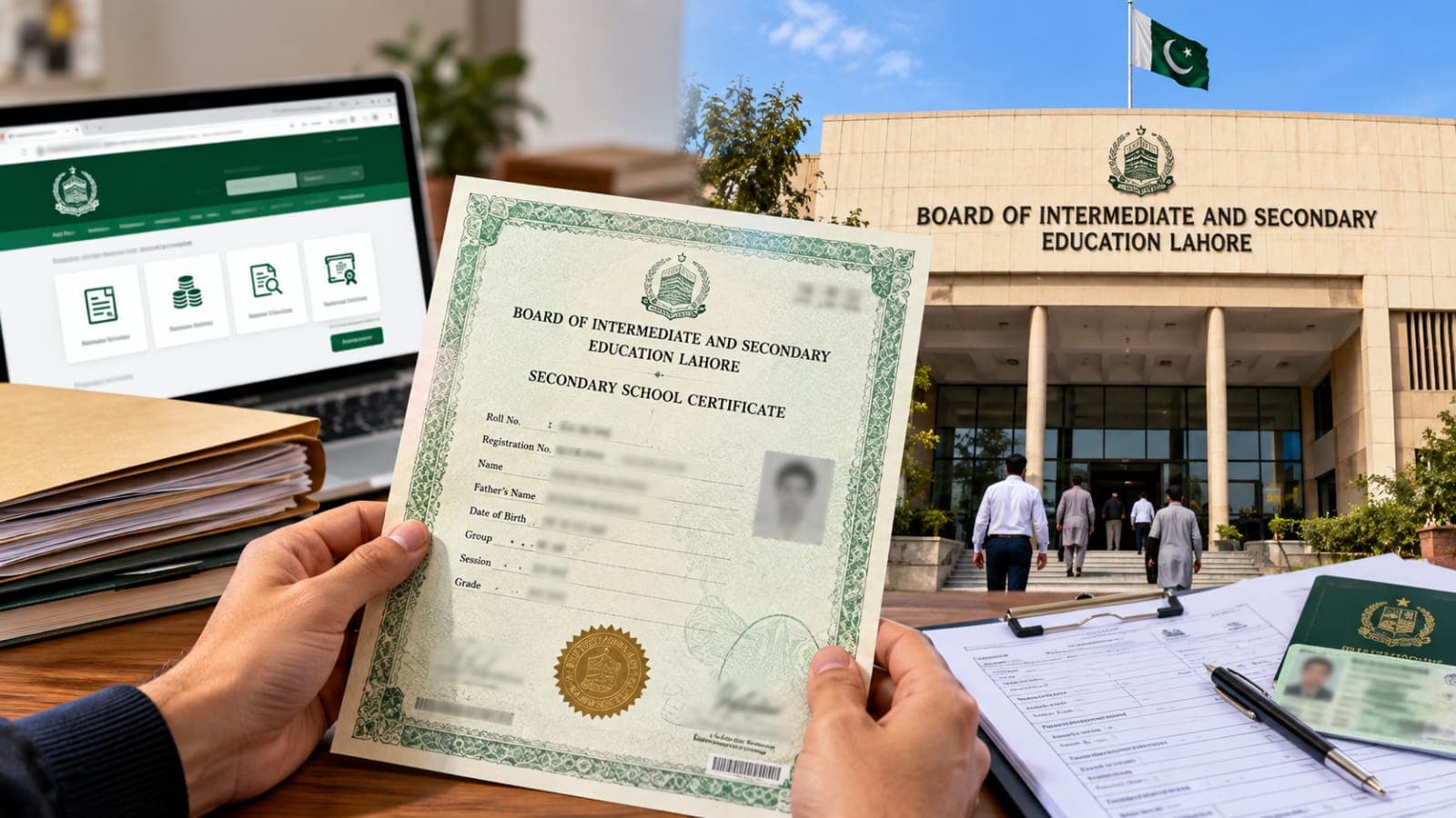 Duplicate Matric Certificate BISE Lahore application process