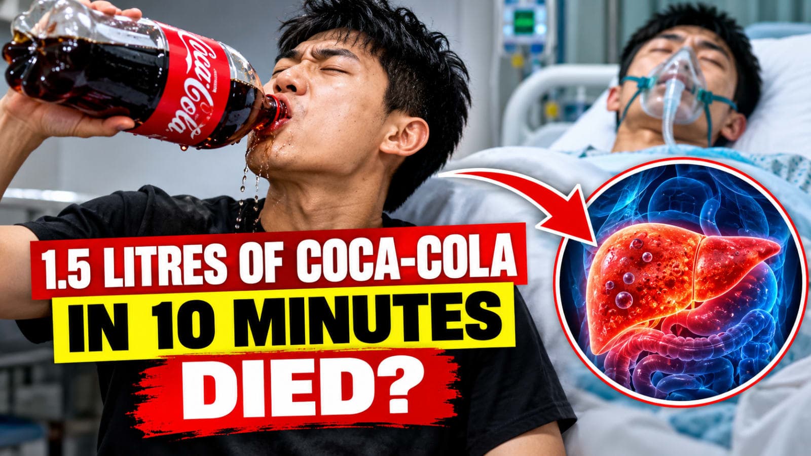 Chinese man Coca-Cola case involving rapid consumption of 1.5 litres of soft drink