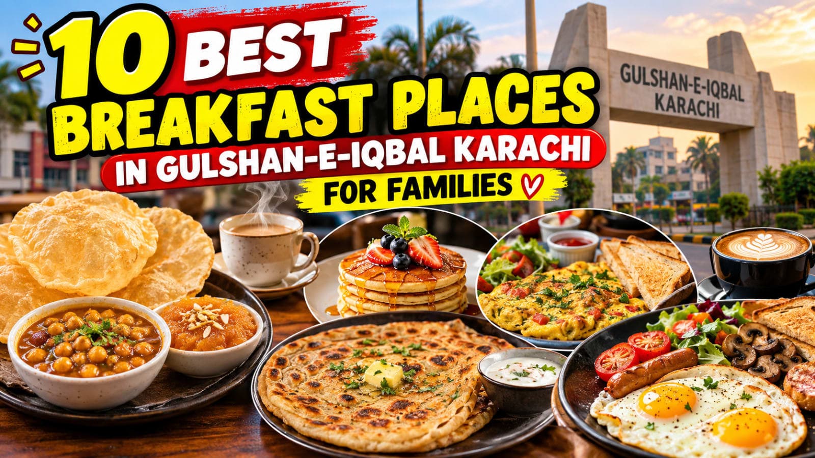 Best breakfast places in Gulshan-e-Iqbal Karachi for families