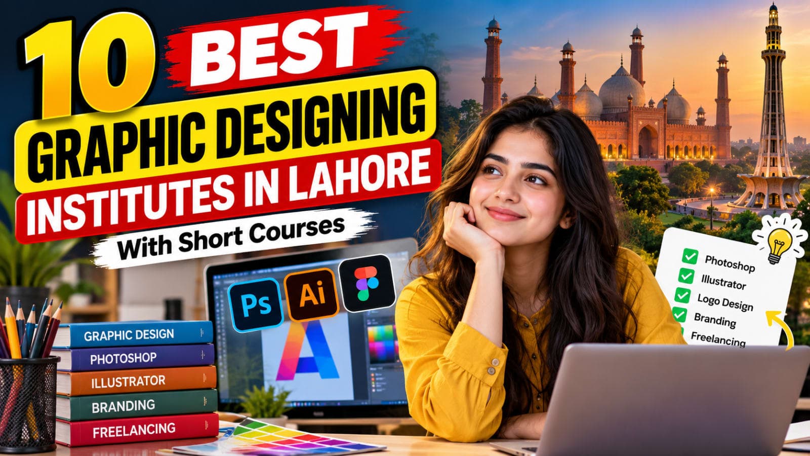 10 best graphic designing institutes in Lahore offering short courses
