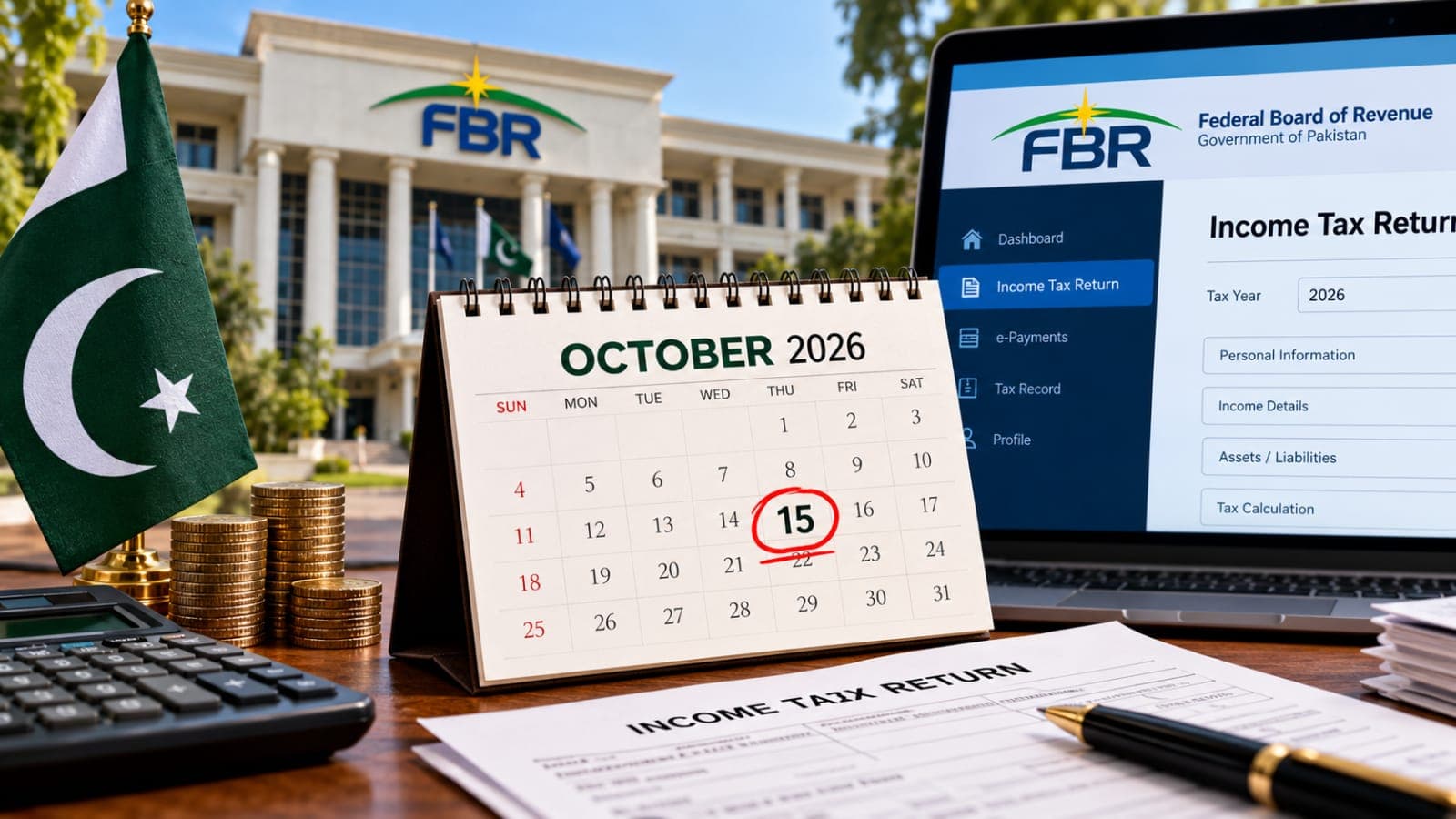 Income Tax Return Filing Deadline Extended to October 15
