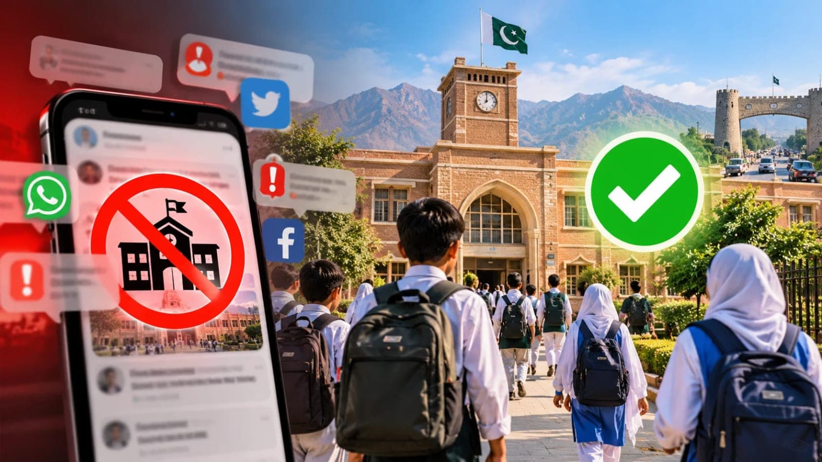 Peshawar Schools Stay Open on Tuesday Despite Viral Closure Rumours